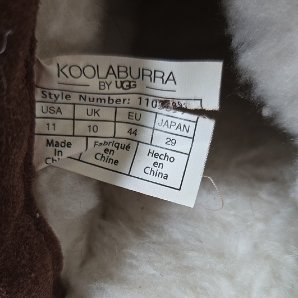 Koolaburra by UGG Suede Shearling-Lined Slippers – Size 11 🥿❄️ - Picture 6 of 7